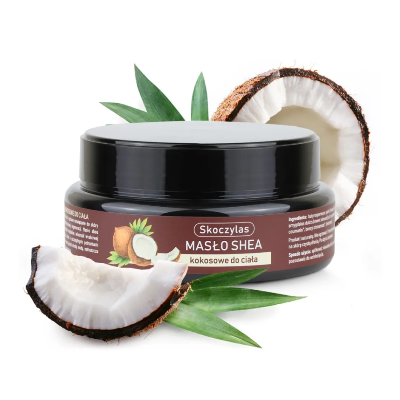 Masło shea kokosowe do ciała - 200 ml - Skoczylas