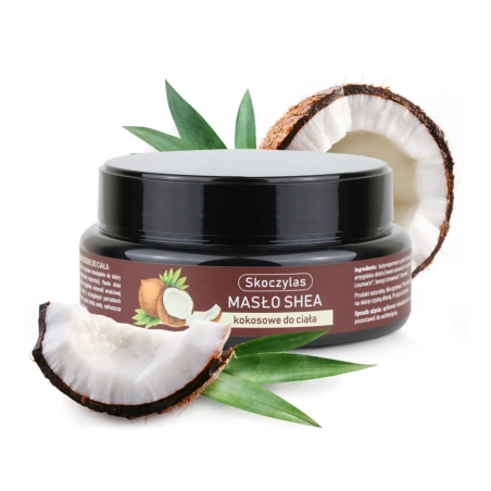 Masło shea kokosowe do ciała - 200 ml - Skoczylas