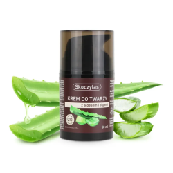 Krem do twarzy z aloesem, algami i koenzymem Q10 - 50 ml - Skoczylas