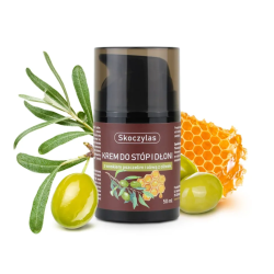 Krem do stóp i dłoni z woskiem pszczelim i oliwą z oliwek - 50 ml - Skoczylas