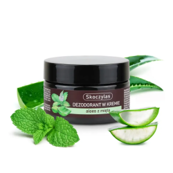 Dezodorant w kremie aloes z miętą - bez soli aluminium - 60 ml - Skoczylas