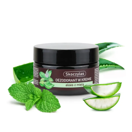 Dezodorant w kremie aloes z miętą - bez soli aluminium - 60 ml - Skoczylas
