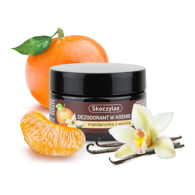 Dezodorant w kremie mandarynka z wanilią - bez soli aluminium - 60 ml - Skoczylas