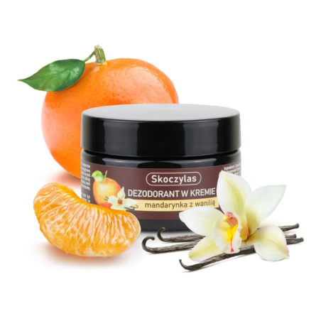 Dezodorant w kremie mandarynka z wanilią - bez soli aluminium - 60 ml - Skoczylas