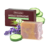 Mydło ogórkowe z trawą cytrynową i lawendą - 100 g - Skoczylas
