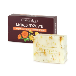 Mydło ryżowe z nagietkiem i mniszkiem lekarskim - 100 g - Skoczylas