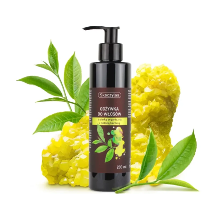 Odżywka do włosów z siarką organiczną i zieloną herbatą - 200 ml - Skoczylas