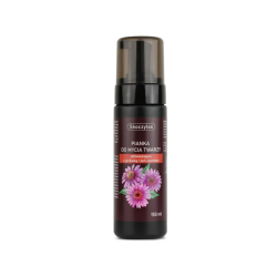 Pianka do mycia twarzy odświeżająca z jeżówką i żeń-szeniem - 150 ml - Skoczylas